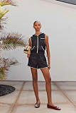 Chanel Ballet Flats in Burgundy(The CHANEL Coco Beach 2026 collection Look 27)