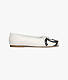 Chanel Ballet Flats in White & Black (The CHANEL Coco Beach 2026 collection Look 25)