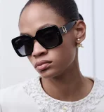 Dior Oblique S1F Light Gray and Deep Gray Square Sunglasses