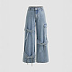 Loose Jeans with Bows