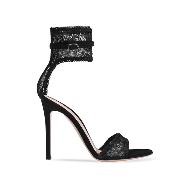 Lace Heeled Sandals