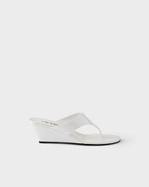 Prada Patent Leather Thong Sandals