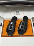 Hermes Noria Sandal in black
