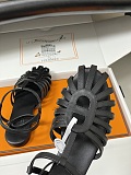 Hermes Nour Sandal in Noir