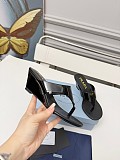 Prada Patent Leather Thong Sandals