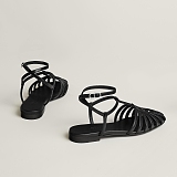 Hermes Nour Sandal in Noir