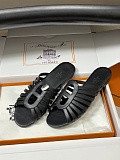 Hermes Noria Sandal in black