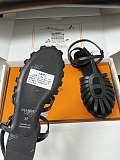 Hermes Nour Sandal in Noir