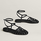 Hermes Nour Sandal in Noir