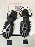 Hermes Nour Sandal in Noir