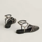 Hermes Nour Sandal in Champagne
