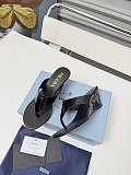 Prada Patent Leather Thong Sandals