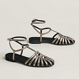 Hermes Nour Sandal in Champagne