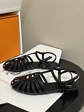 Hermes Nour Sandal in Noir