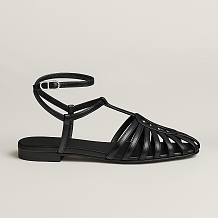 Hermes Nour Sandal in Noir