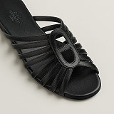 Hermes Noria Sandal in black