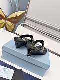 Prada Patent Leather Thong Sandals