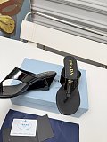 Prada Patent Leather Thong Sandals