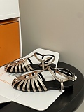 Hermes Nour Sandal in Champagne