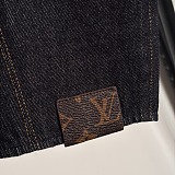 Topstitched Denim Crop Top