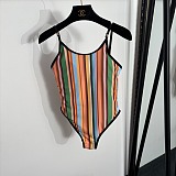 Chanel Stretch Jersey Multicolour Swimwear (The CHANEL Coco Beach 2026 collection Look 30)