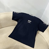 Balenciaga Women's Wfp Medium Fit T-shirt in Navy