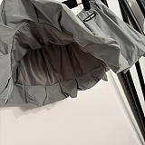 Miu Miu  Technical Silk Blouson Jacket & Mini Skirt