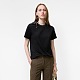 Tie-sleeve Cotton T-shirt in Black