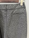 Luxury Heavy Embellished Grey Suit Set