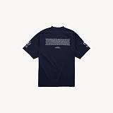 Balenciaga Women's Wfp Medium Fit T-shirt in Navy