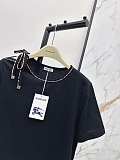 Tie-sleeve Cotton T-shirt in Black
