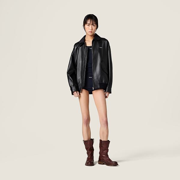 Nappa leather jacket
