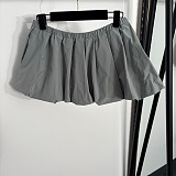 Miu Miu  Technical Silk Blouson Jacket & Mini Skirt