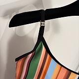 Chanel Stretch Jersey Multicolour Swimwear (The CHANEL Coco Beach 2026 collection Look 30)