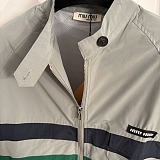 Miu Miu  Technical Silk Blouson Jacket & Mini Skirt
