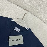 Balenciaga Women's Wfp Medium Fit T-shirt in Navy
