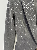Luxury Heavy Embellished Grey Suit Set