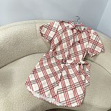 Check Cotton Shirt Dress