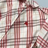 Check Cotton Shirt Dress