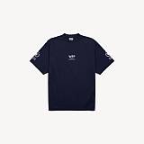 Balenciaga Women's Wfp Medium Fit T-shirt in Navy