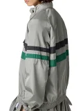 Miu Miu  Technical Silk Blouson Jacket & Mini Skirt