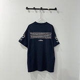 Balenciaga Women's Wfp Medium Fit T-shirt in Navy