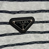 Prada Stripe Tee Top