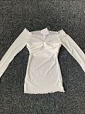 Mesh Off-shoulder Top