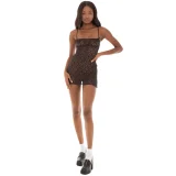 Black Lace Backless Mini Dress