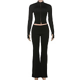 Sculpt Black Two-Piece Set
