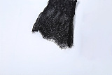 Maxi Dress With Lace Choker And Statement Gloves