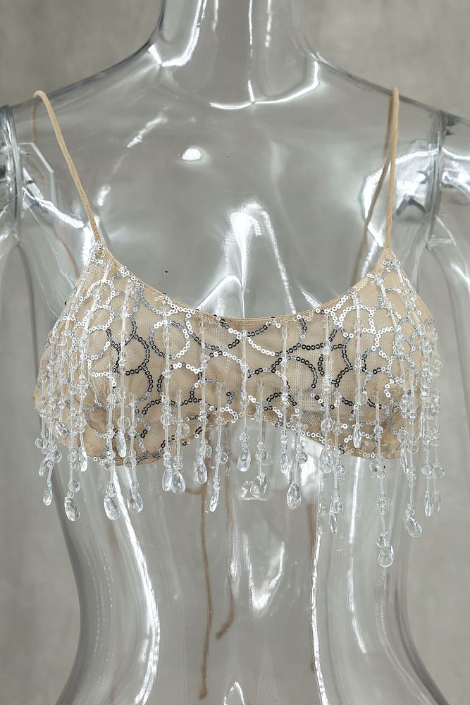 Sequins Fringe 2-pieces Swimwear