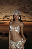 Sequins Fringe 2-pieces Swimwear