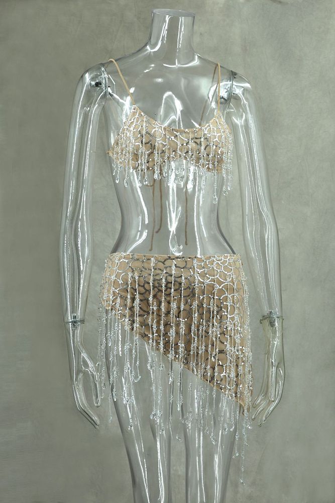 Sequins Fringe 2-pieces Swimwear